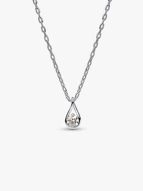 Pandora Infinite Sterling Silver Lab-grown Diamond Pendant Necklace